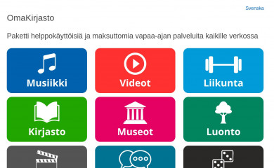 omakirjasto.fi screenshot