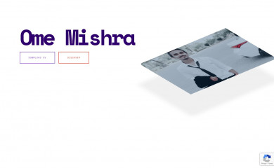 omemishra.me screenshot