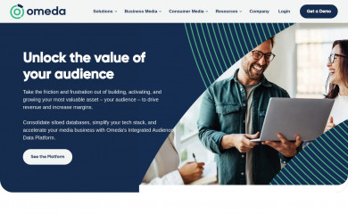 omeda.com screenshot