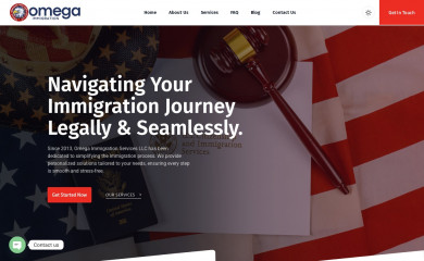 omegaimmigration.us screenshot