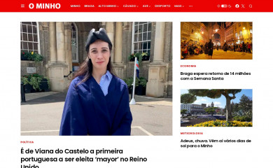 ominho.pt screenshot