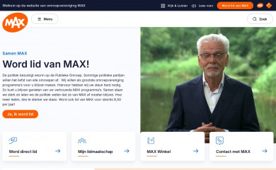omroepmax.nl screenshot
