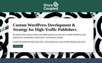 https://www.oncecoupled.com screenshot