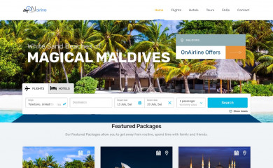 onairline.com screenshot