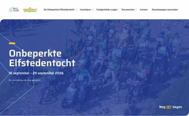 onbeperkteelfstedentocht.nl screenshot