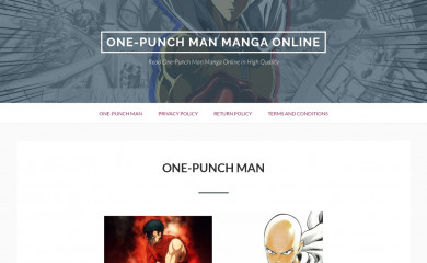one-punsh-man.com screenshot
