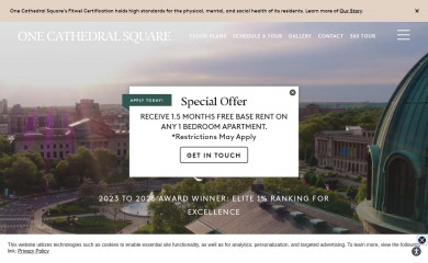 onecathedralsquare.com screenshot