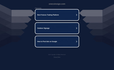 onecoinsign.com screenshot
