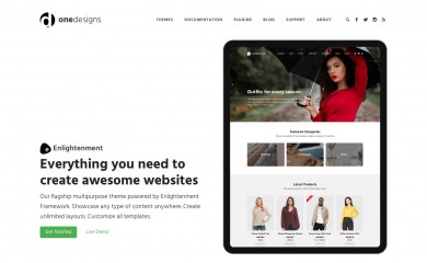 https://www.onedesigns.com/themes/enlightenment screenshot