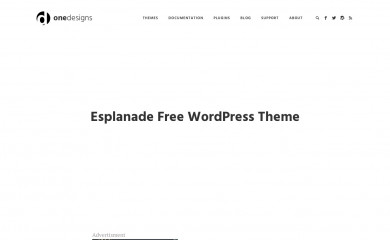 https://www.onedesigns.com/wordpress-themes/esplanade-free-wordpress-theme screenshot