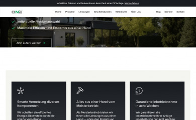 oneecosolutions.de screenshot