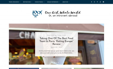 onegirlwholeworld.com screenshot