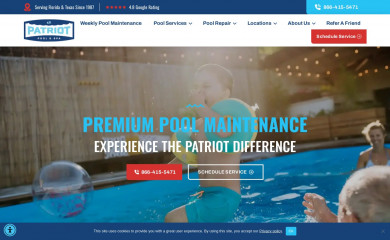 oneillspools.com screenshot
