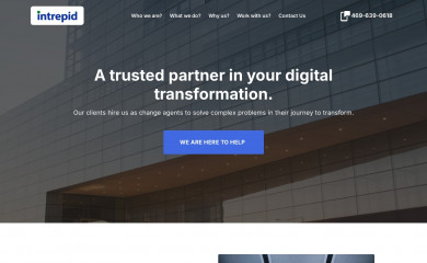 oneintrepid.com screenshot