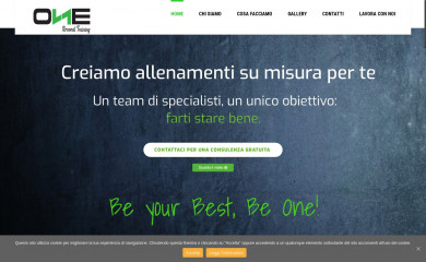 onepersonaltraining.it screenshot