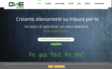 onepersonaltraining.it screenshot