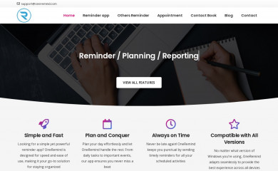 oneremind.com screenshot