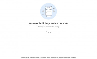 onestopbuildingservice.com.au screenshot