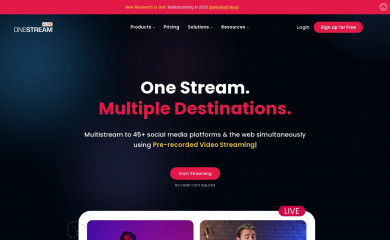 onestream.live screenshot