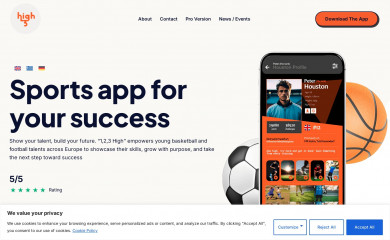 onetwothreehigh.com screenshot