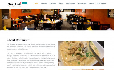 onethai.com.au screenshot