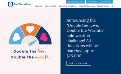 onewarmcoat.org screenshot