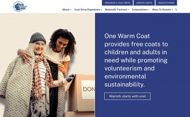 onewarmcoat.org screenshot