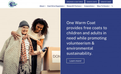 onewarmcoat.org screenshot