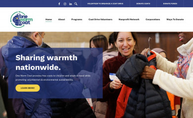 onewarmcoat.org screenshot