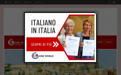 oneworlditaliano.com screenshot