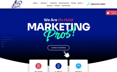 onholdmarketing.com screenshot