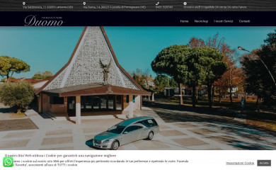 onoranzeduomo.it screenshot