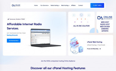 onlineaudience.co.uk screenshot