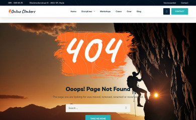 onlineclimbers.nl screenshot