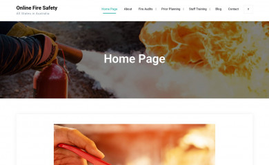 onlinefiresafety.com.au screenshot