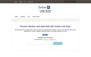 onlinelinkscan.com screenshot