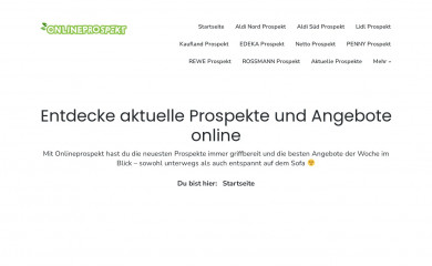 onlineprospekt.de screenshot