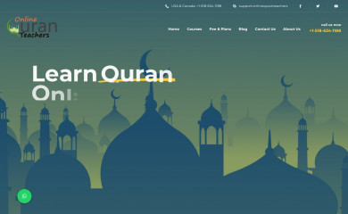 onlinequranteachers.com screenshot