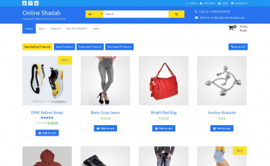 onlineshadab.com screenshot