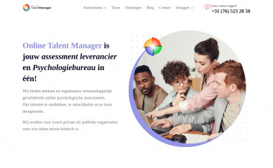 onlinetalentmanager.nl screenshot