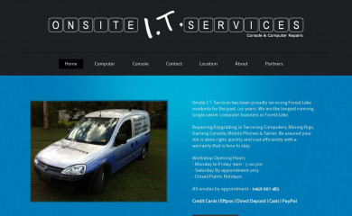 onsiteitservices.com.au screenshot