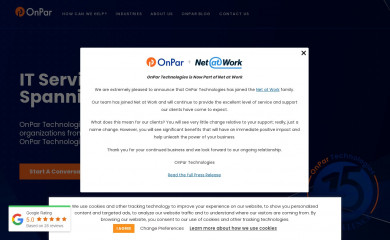 onpartech.com screenshot