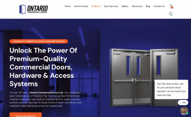 ontariocommercialdoors.ca screenshot