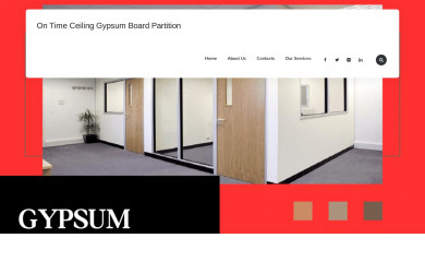 ontimeceilinggypsumboardpartition.com screenshot