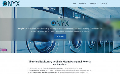 onyxlaundry.co.nz screenshot