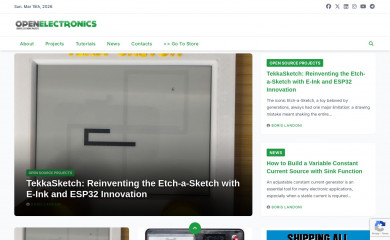 open-electronics.org screenshot