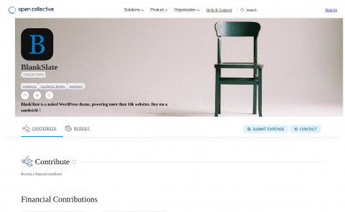 https://opencollective.com/blankslate screenshot