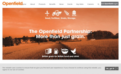 openfield.co.uk screenshot