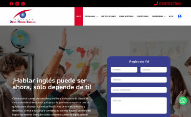 openhouseenglish.com screenshot
