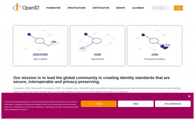 openid.net screenshot